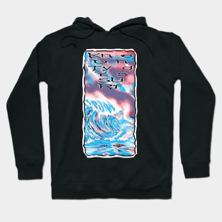 Knotty ends Surf Big wave Sunday Hoodie